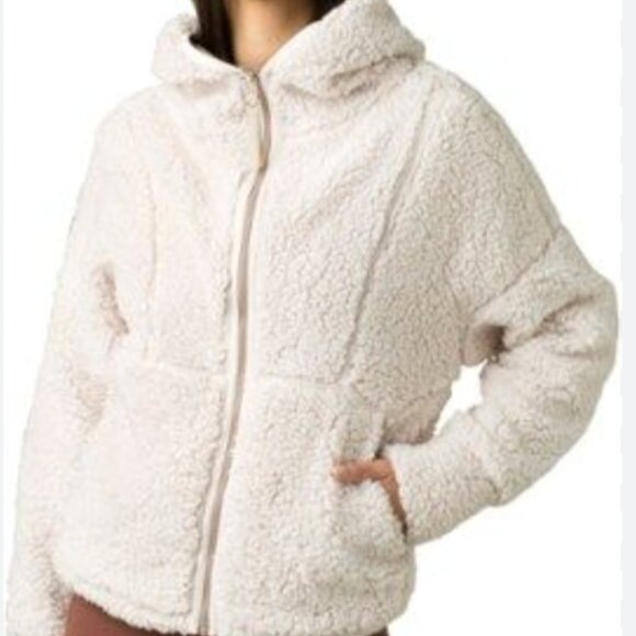 Prana Polar Escape Jacket - sherpa fleece with hood - Picture 1 of 11